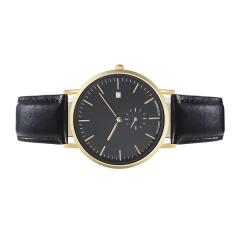 Высокое качество Мужские наручные часы Genuine Leather Watch