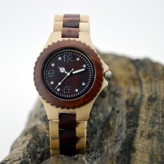 Vogue Деревянные кварцевые наручные часы для мужчин
