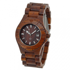 OEM высококачественный деревянный подарок Vogue Кварцевые часы