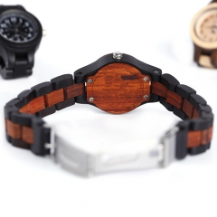 Пользовательский высококачественный бизнес Деревянные кварцевые наручные часы