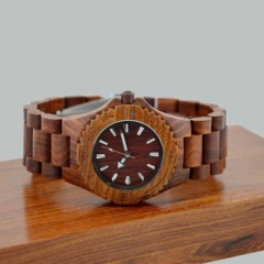 Новый стиль Подарочная мода Кварцевые деревянные наручные часы