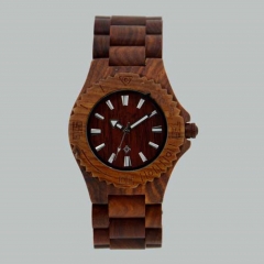 Новый стиль Подарочная мода Кварцевые деревянные наручные часы