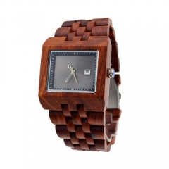 ODM / OEM Мода горячие продажи Кварцевые мужские деревянные часы
